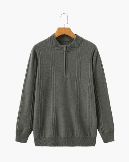 Luxurious Cashmere Zip-Up