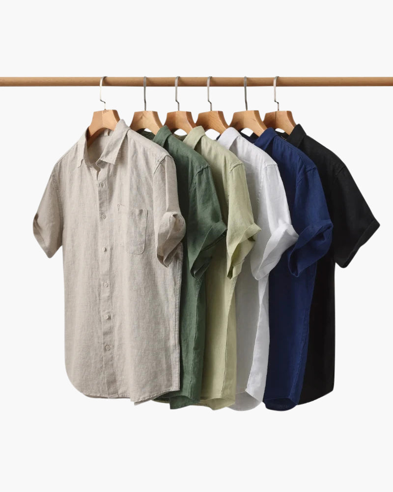 Short Sleeve Linen Shirt