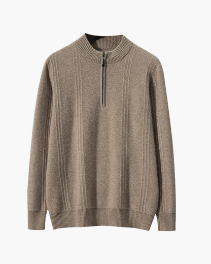 Luxurious Cashmere Zip-Up