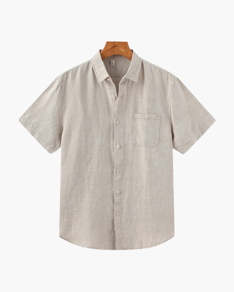 Short Sleeve Linen Shirt