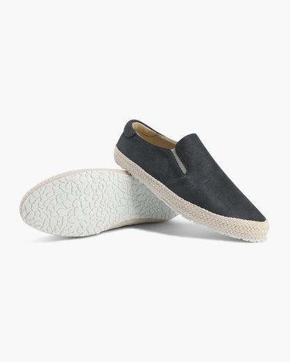 Silk Suede Slip Ons