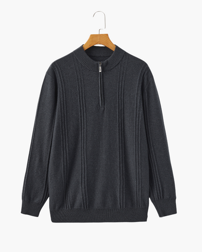 Luxurious Cashmere Zip-Up