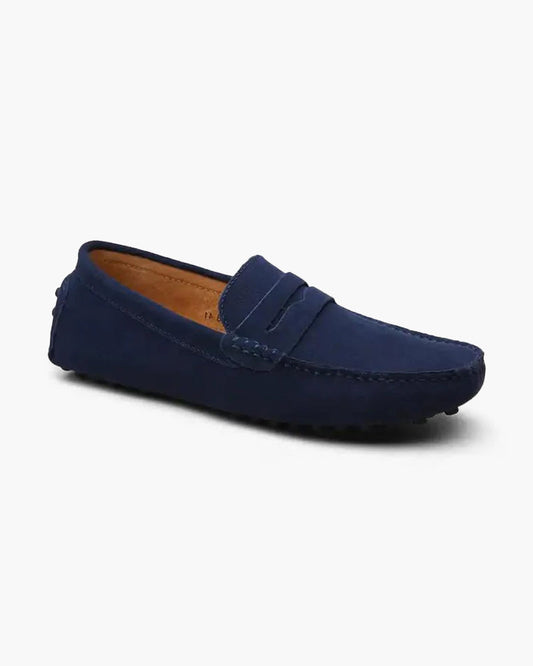 Suede Driving Loafers