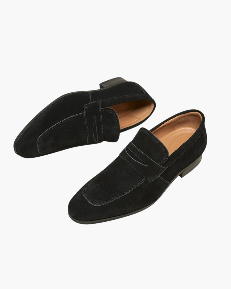 Suede Penny Loafers