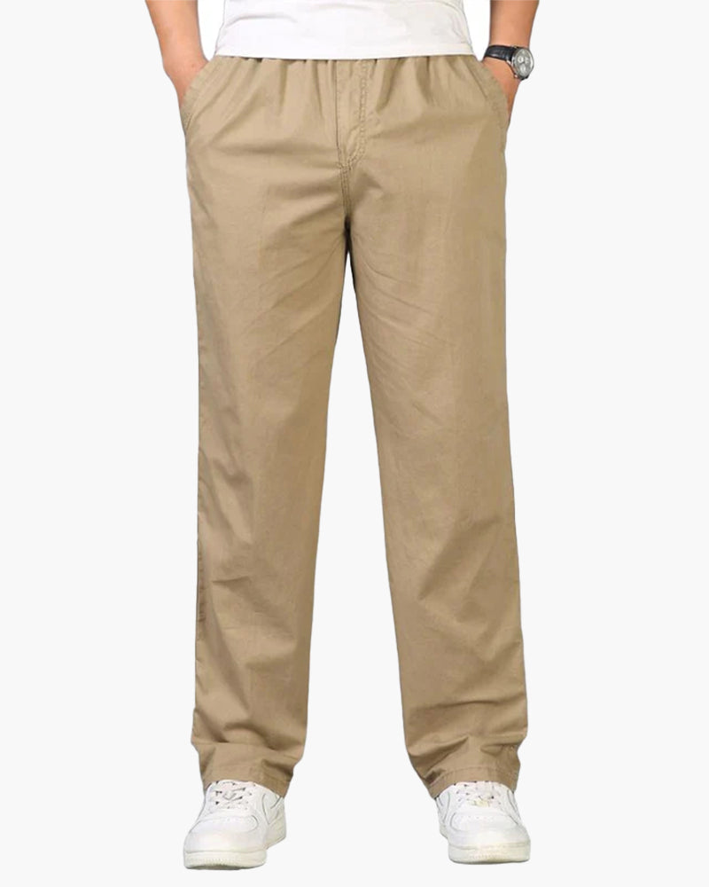 Linen Trousers With Drawstring