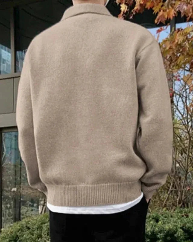 Alpine Wool Polo Pullover