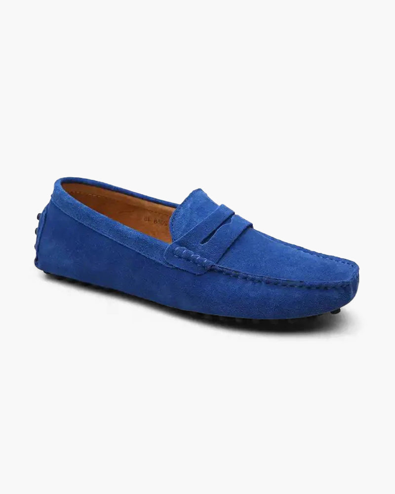 Suede Driving Loafers