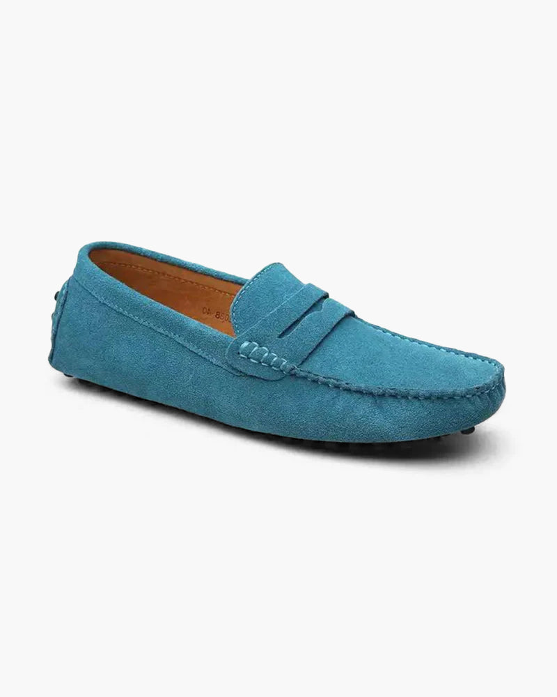 Suede Driving Loafers