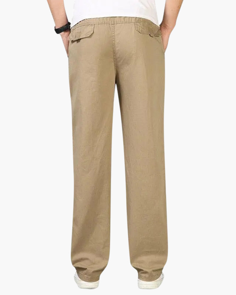 Linen Trousers With Drawstring