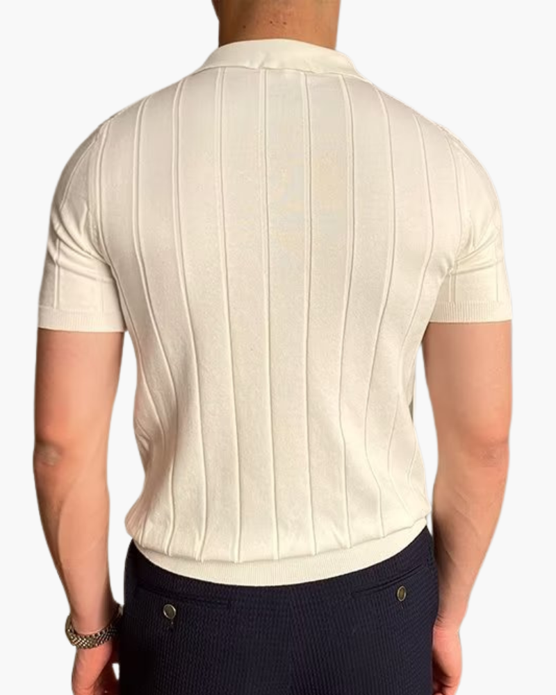 Luxurious Knit Polo Shirt