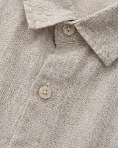 Short Sleeve Linen Shirt