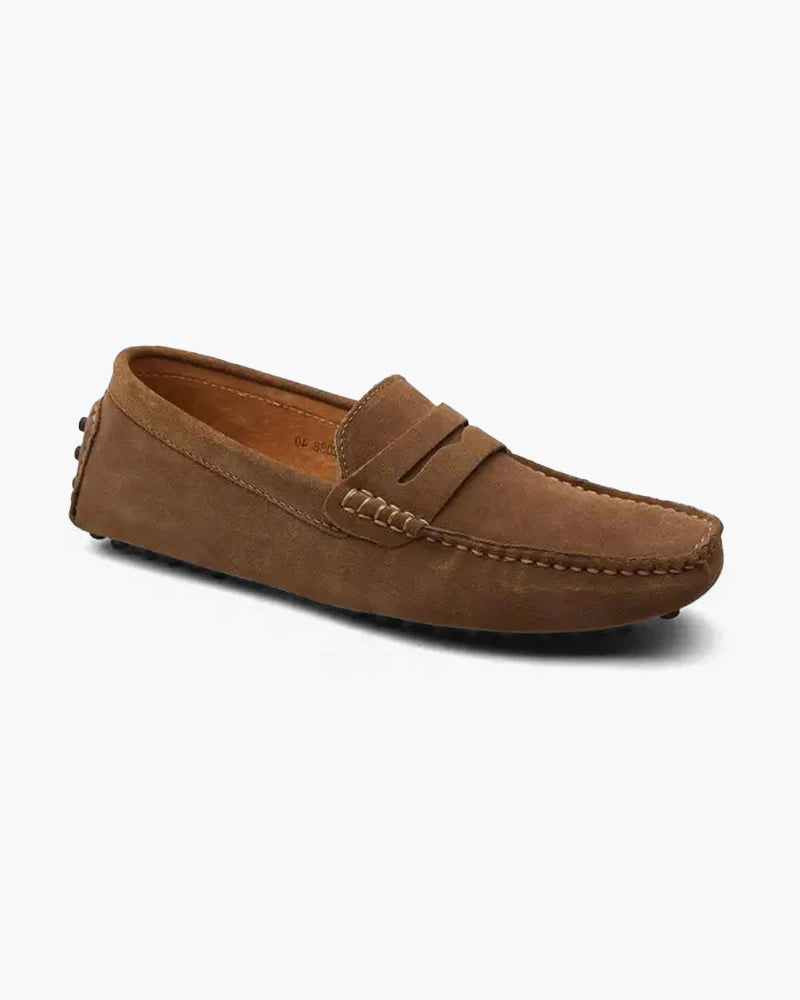 Suede Driving Loafers