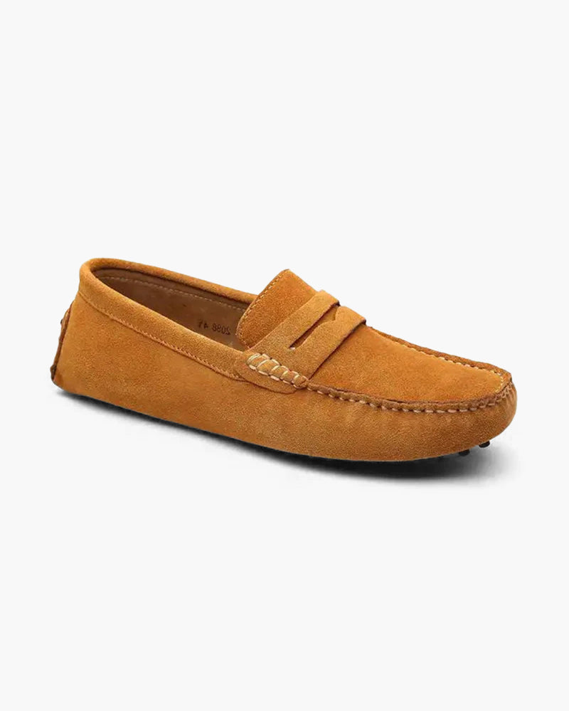 Suede Driving Loafers