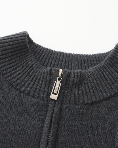 Luxurious Cashmere Zip-Up