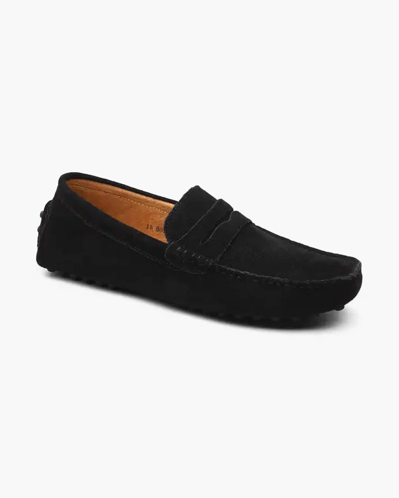 Suede Driving Loafers