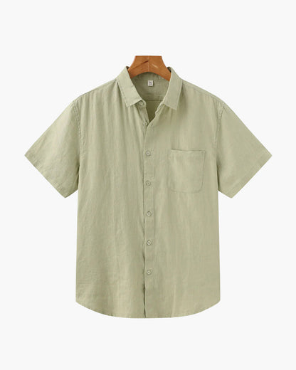 Short Sleeve Linen Shirt