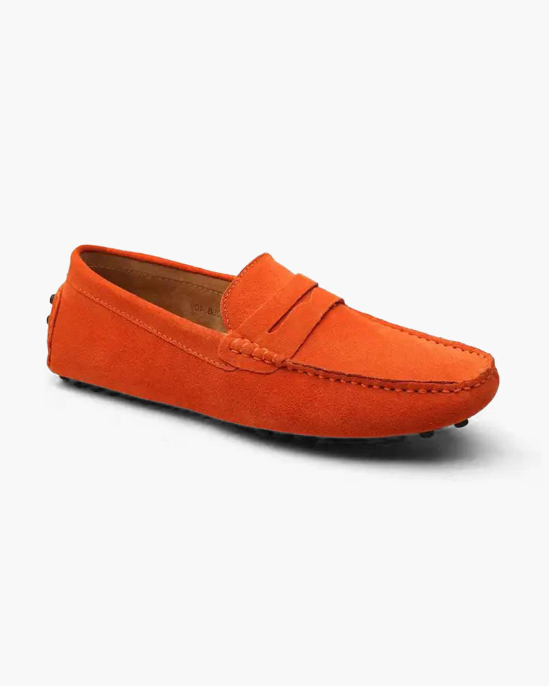 Suede Driving Loafers