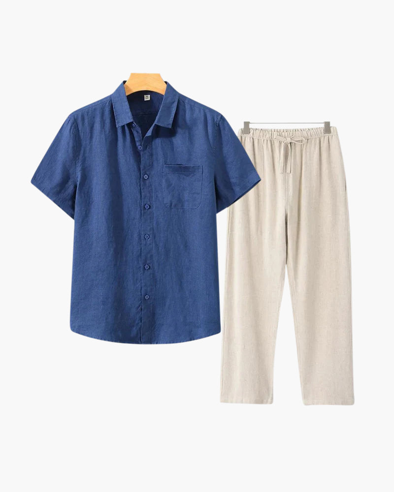 Linen combo (short sleeves & long pants)