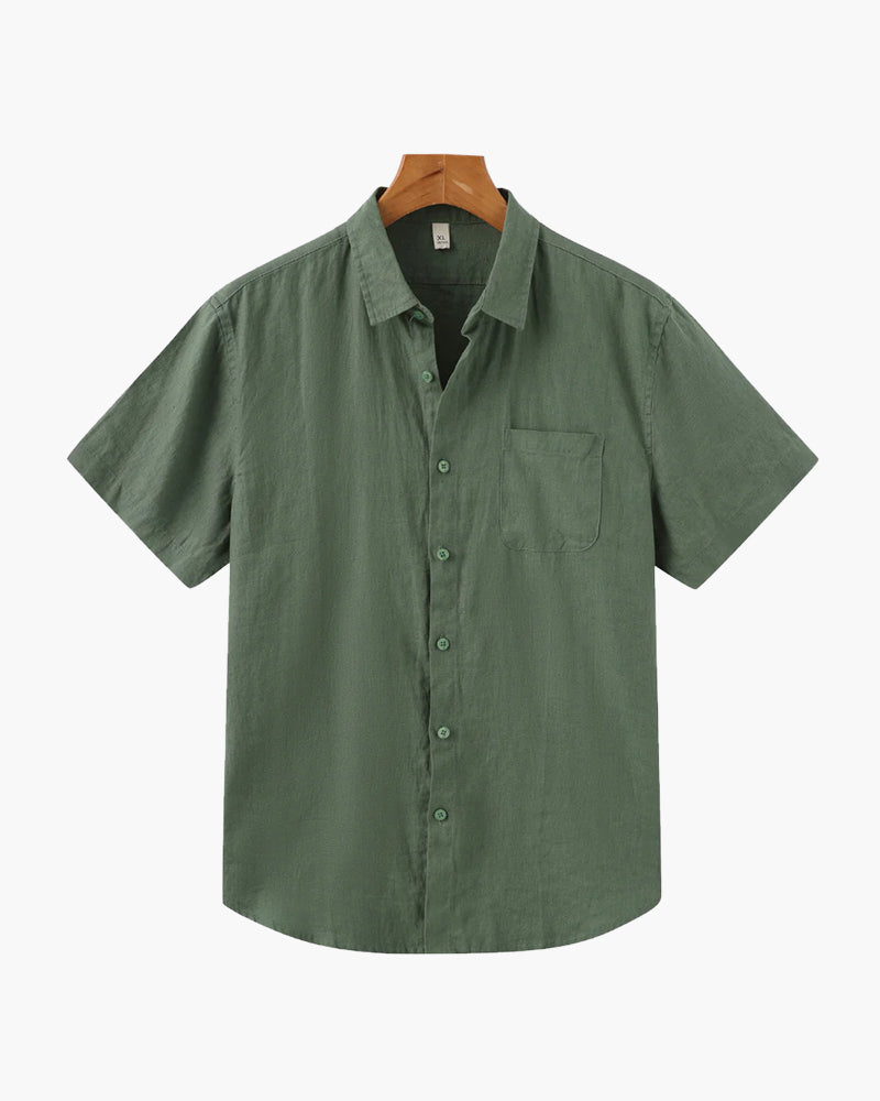 Short Sleeve Linen Shirt