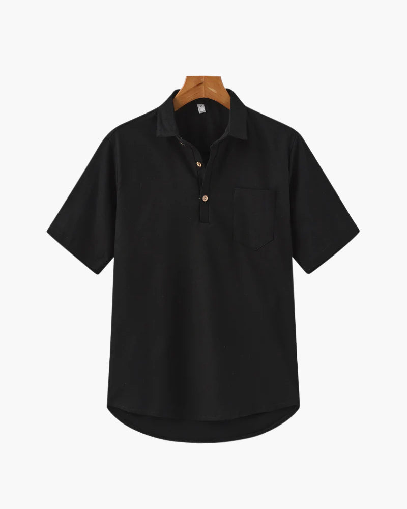 Linen Polo Shirt