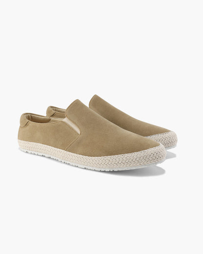 Silk Suede Slip Ons