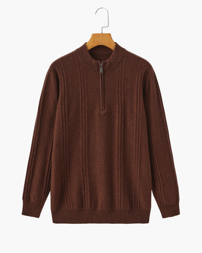 Luxurious Cashmere Zip-Up