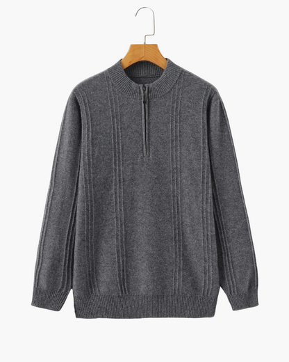 Luxurious Cashmere Zip-Up