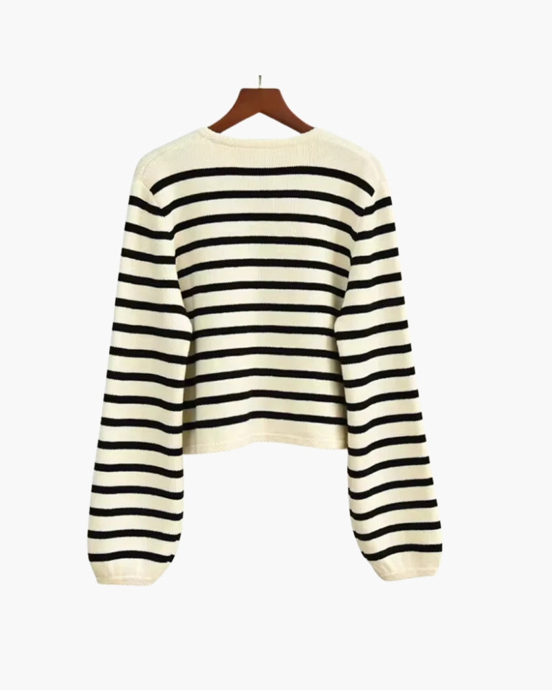 Stripe Cashmere Vest