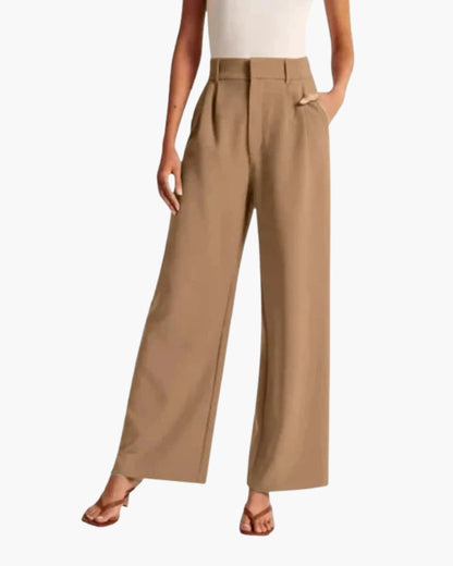 Wide-Leg Suit Trousers