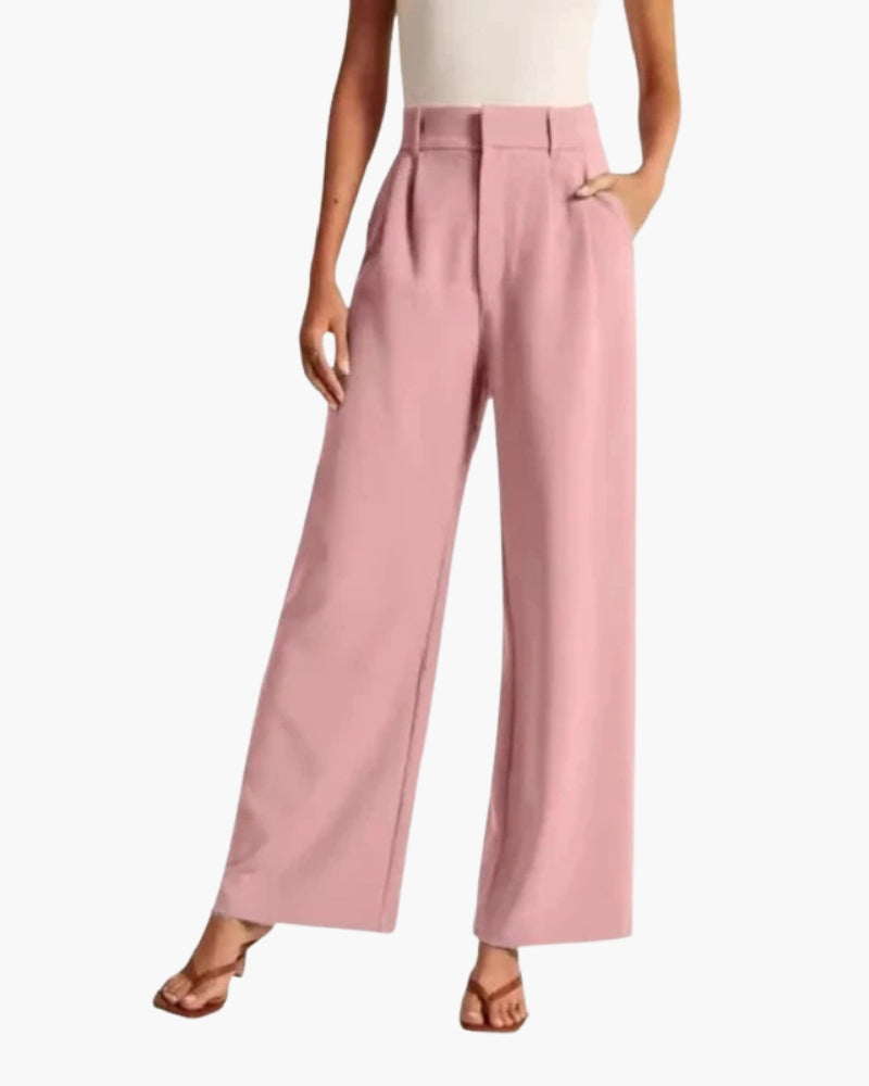 Wide-Leg Suit Trousers