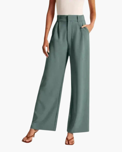 Wide-Leg Suit Trousers