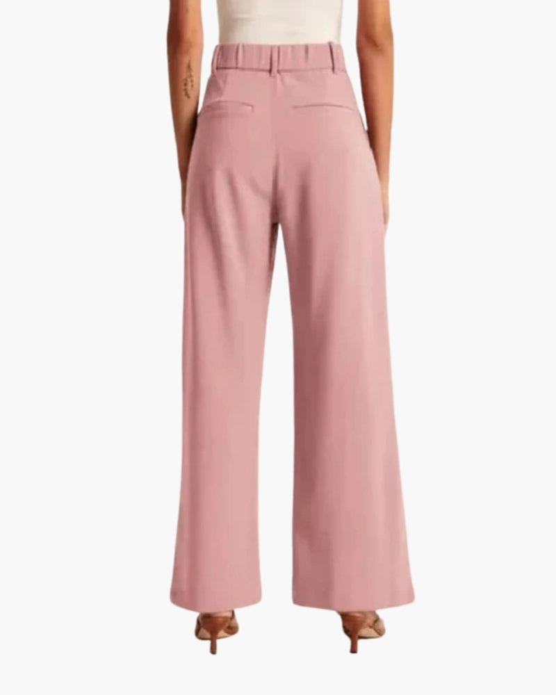 Wide-Leg Suit Trousers