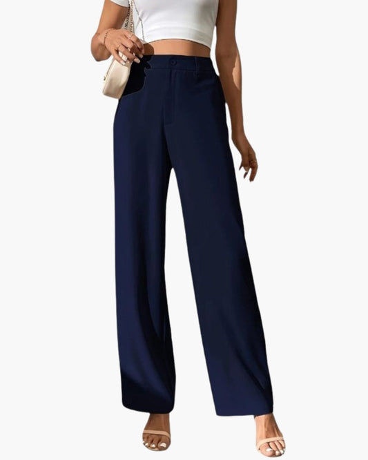 Wide-Leg Suit Trousers