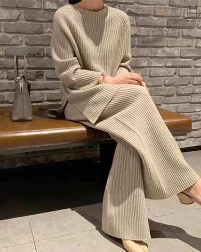 Luxury Rib Knit Lounge Set