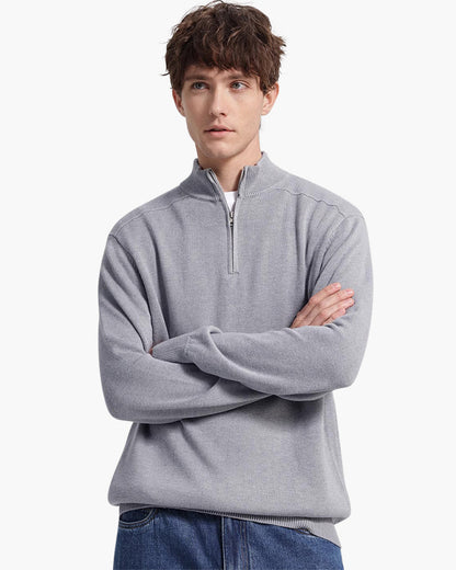 Luxe Merino Half Zip Sweater