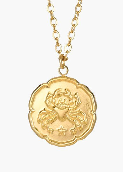 Zodiac Sign Necklace - Gold