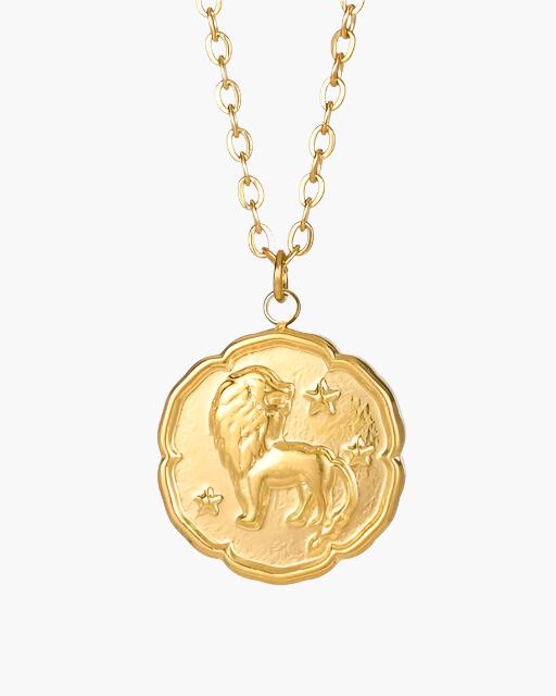 Zodiac Sign Necklace - Gold